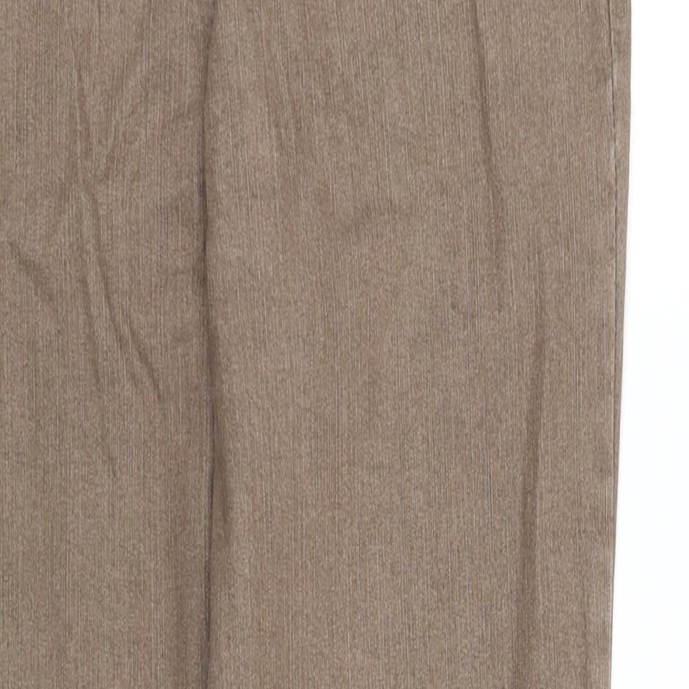 woman Womens Beige   Straight Jeans Size 12 L32 in