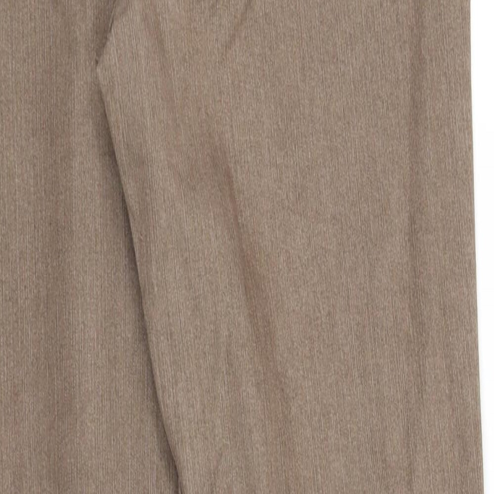 woman Womens Beige   Straight Jeans Size 12 L32 in