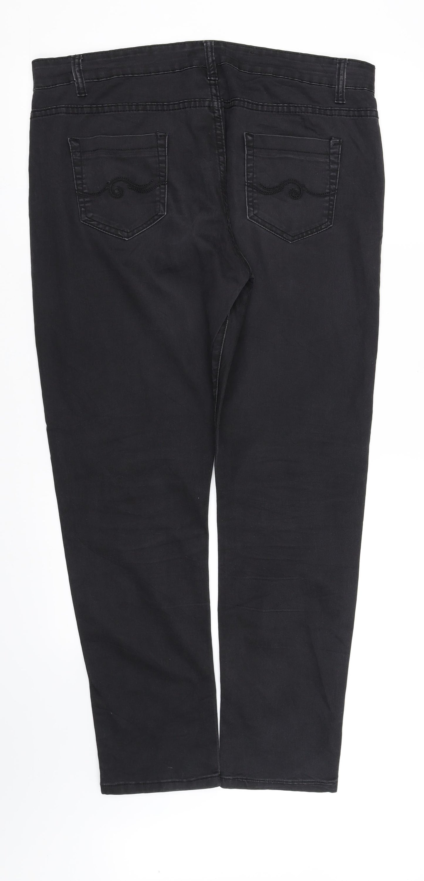 pre worn Womens Black   Trousers  Size M L34 in