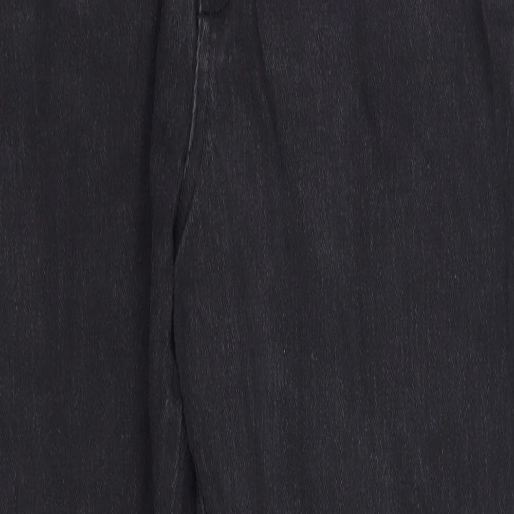 pre worn Womens Black   Straight Jeans Size 14 L34 in