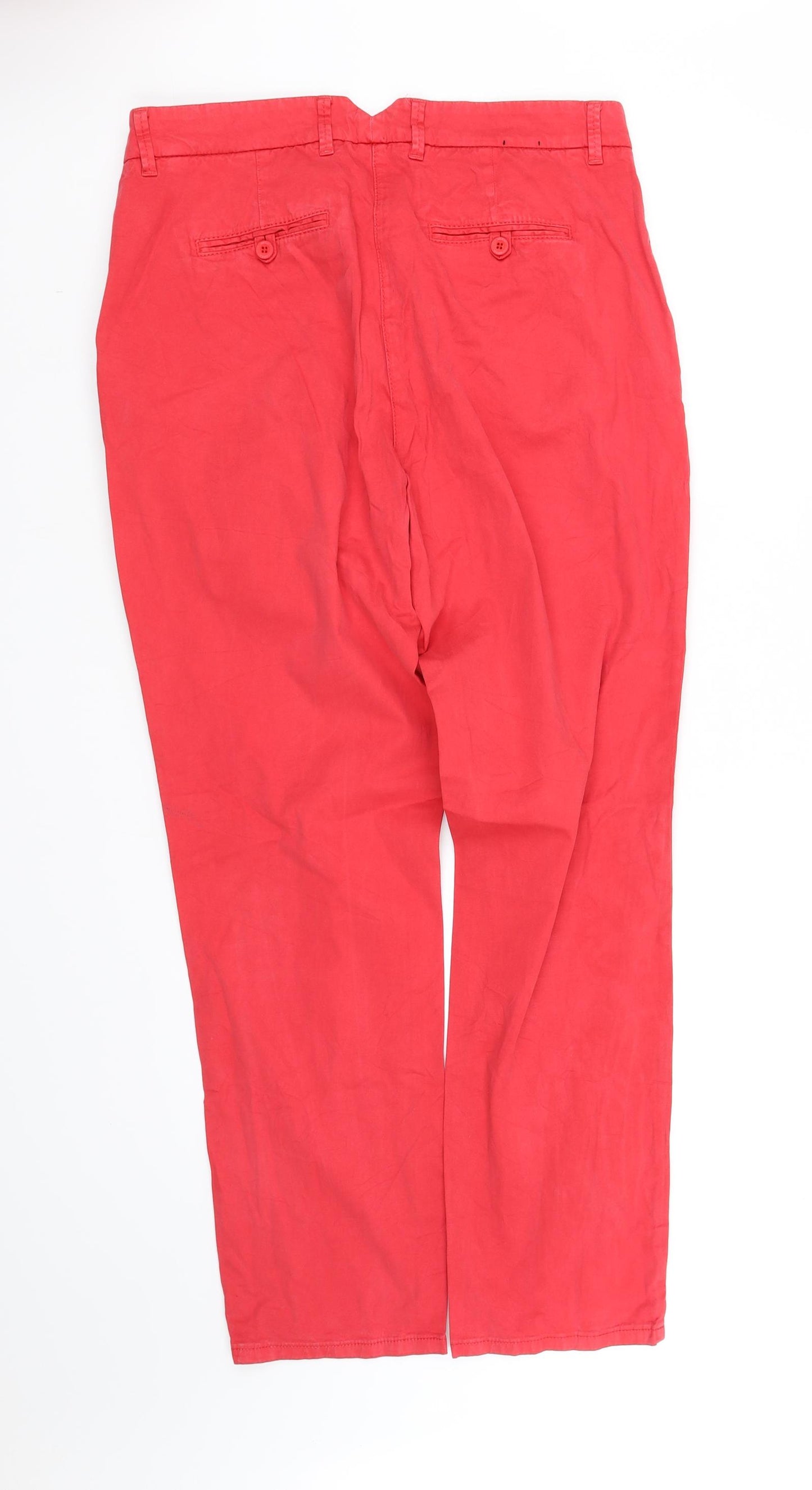 pre worn Womens Red   Straight Jeans Size 16 L35 in