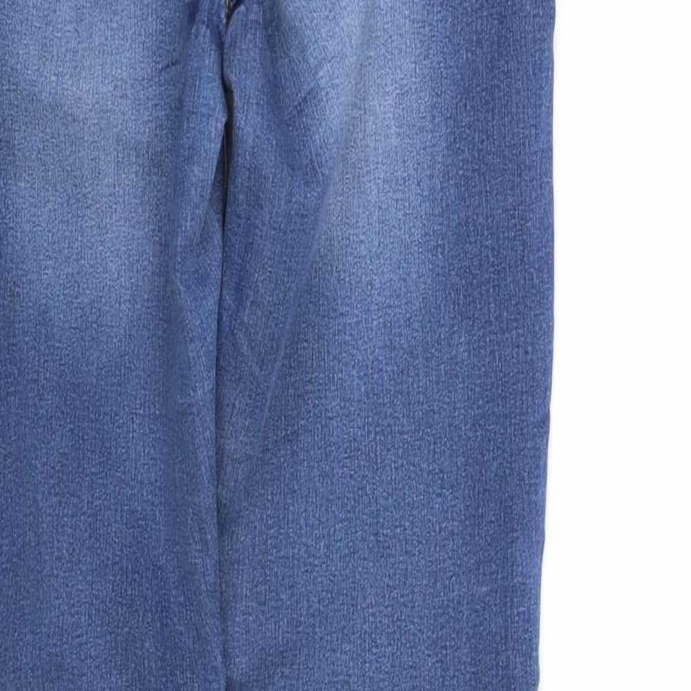 pre worn Womens Blue   Straight Jeans Size M L32 in