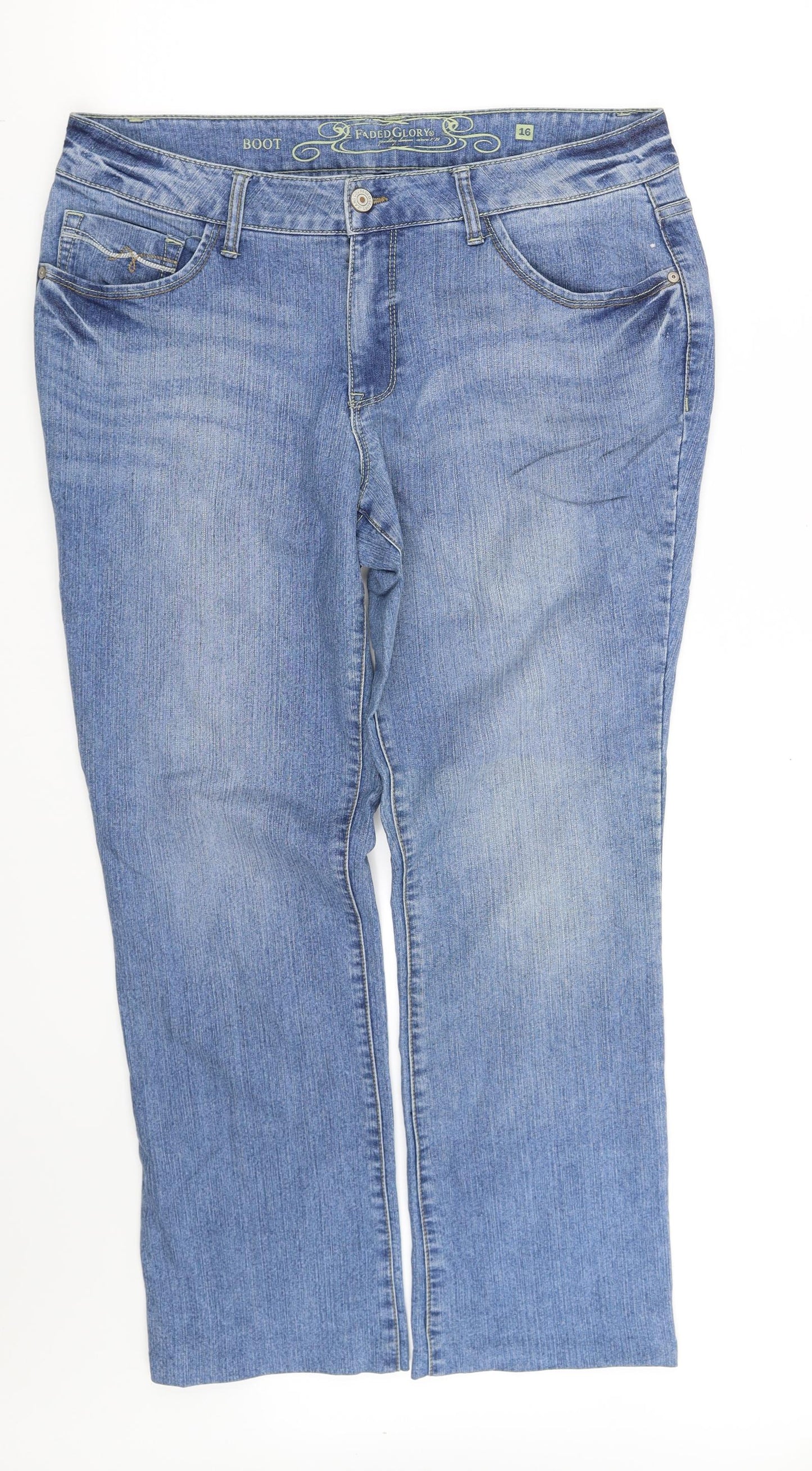 freddie glory  Womens Blue   Straight Jeans Size 16 L31 in
