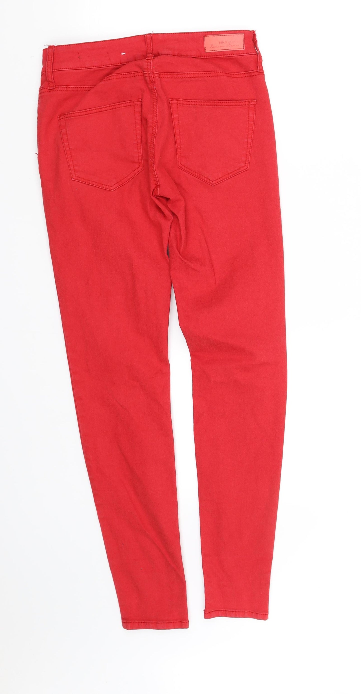 pre worn Womens Red   Skinny Jeans Size 10 L31 in