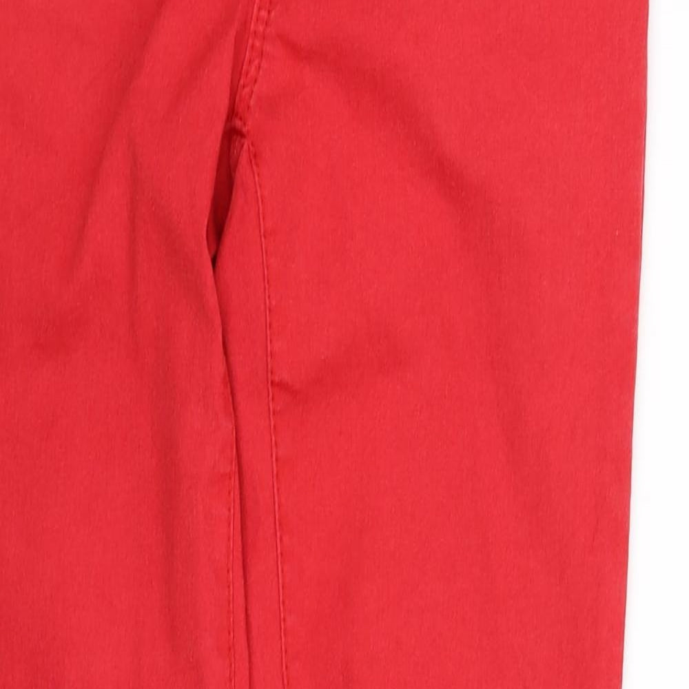 pre worn Womens Red   Skinny Jeans Size 10 L31 in