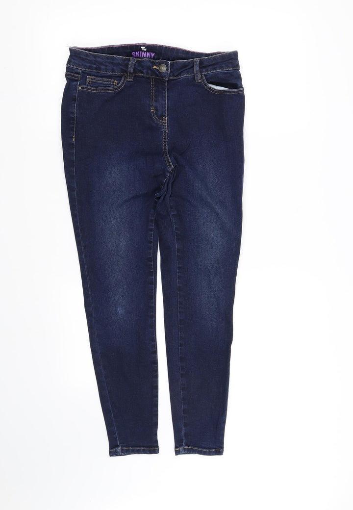 pre word Womens Grey   Straight Jeans Size 12 L29 in
