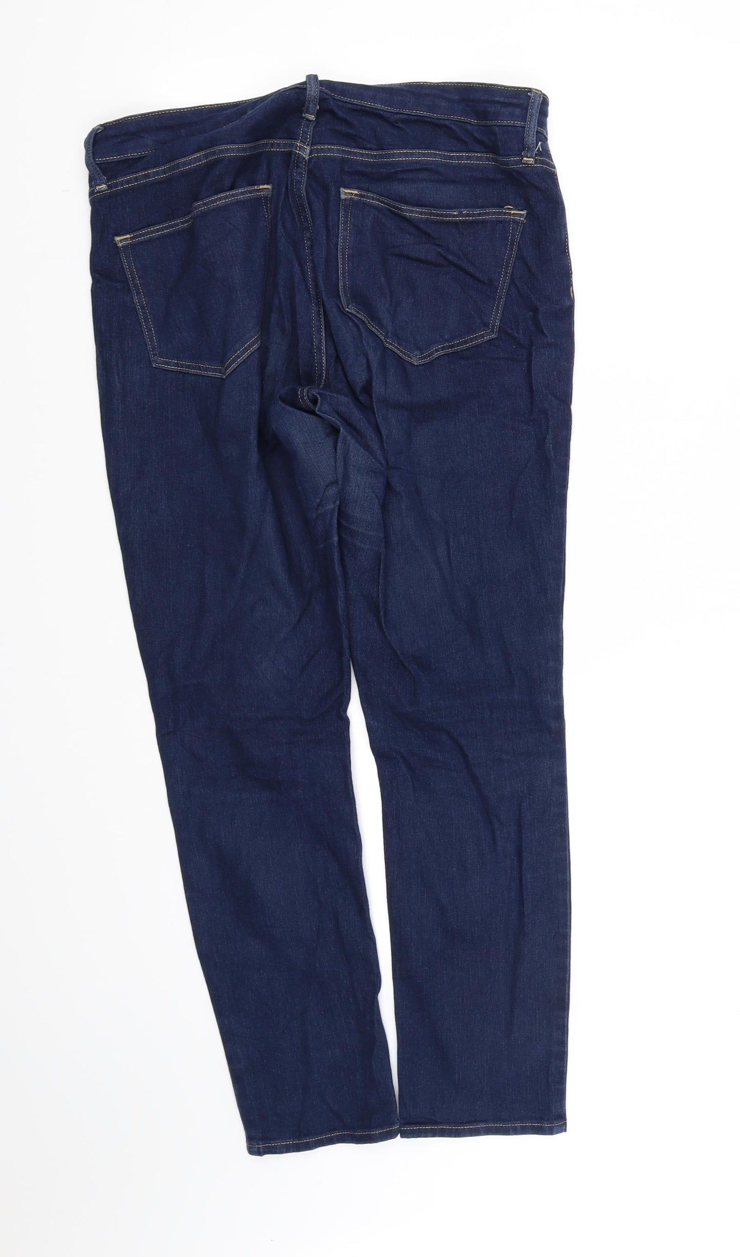 H&M Womens Blue   Straight Jeans Size 12 L29 in
