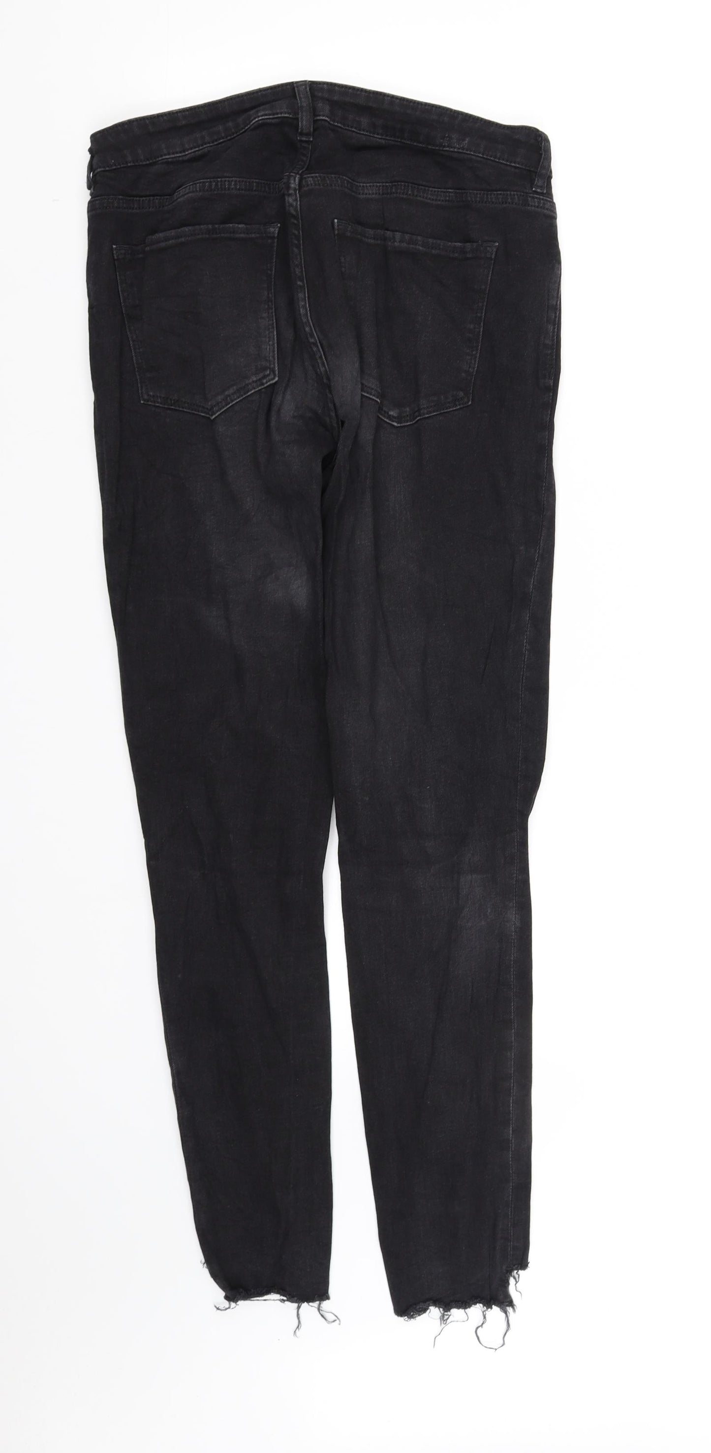 Divided Womens Black   Straight Jeans Size 12 L32 in