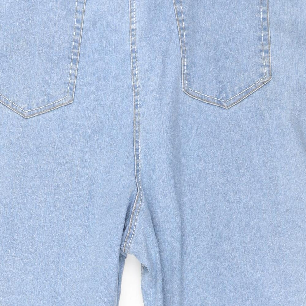 short Womens Blue   Cut-Off Shorts Size 22