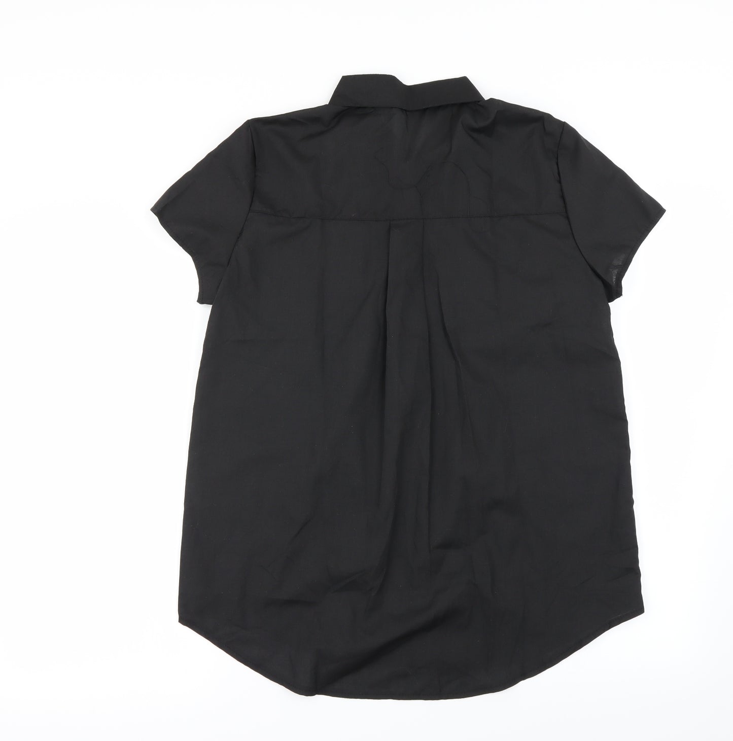 Preworn Womens Black   Basic Button-Up Size M