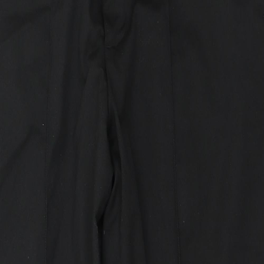 Preworn Womens Black   Trousers  Size 32 in L25 in