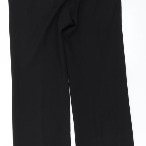 Preworn Womens Black   Trousers  Size 12 L26 in