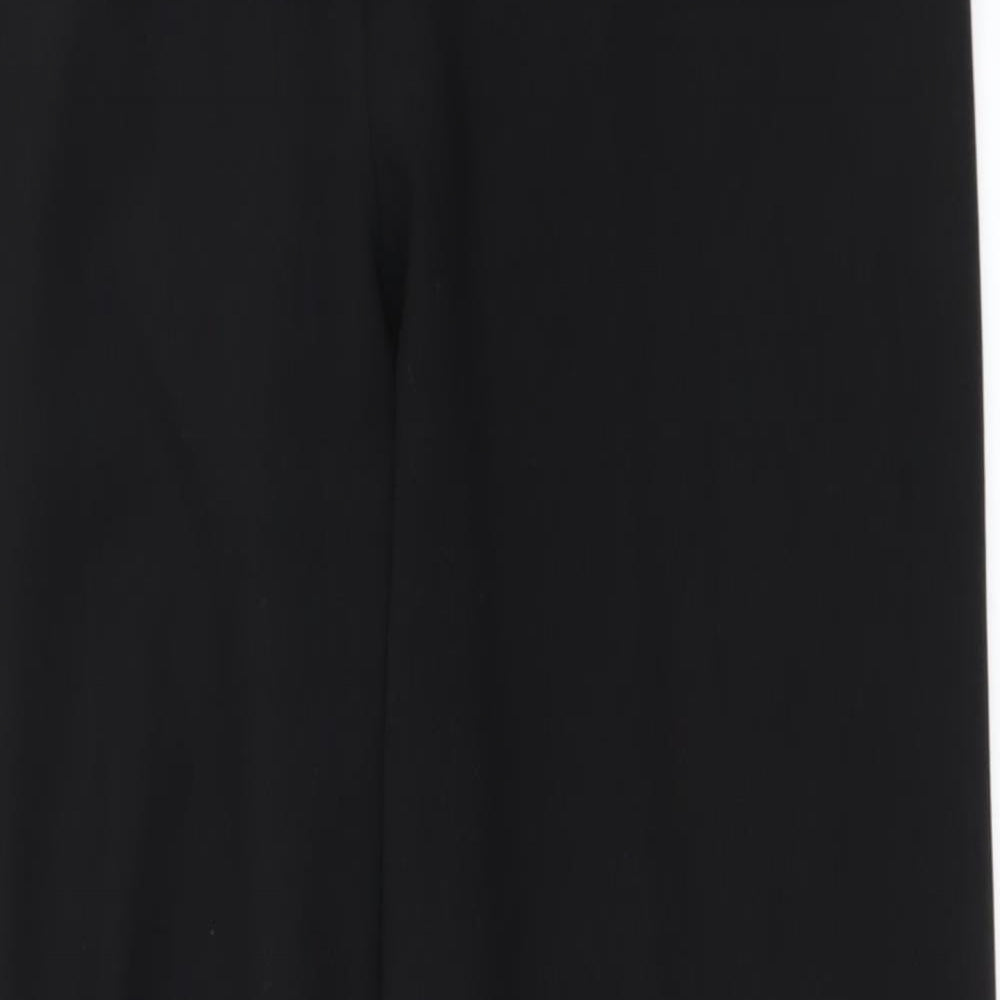 Preworn Womens Black   Trousers  Size 12 L26 in