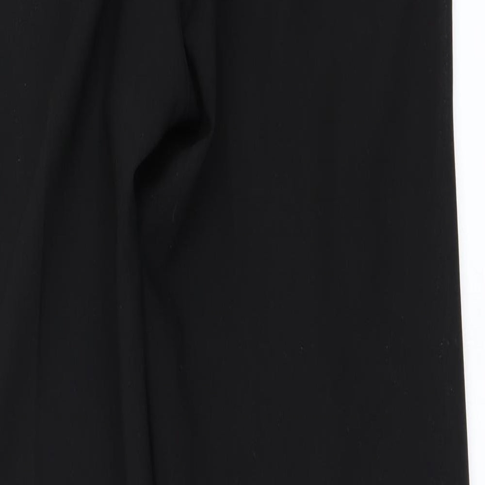 Preworn Womens Black   Trousers  Size 12 L26 in