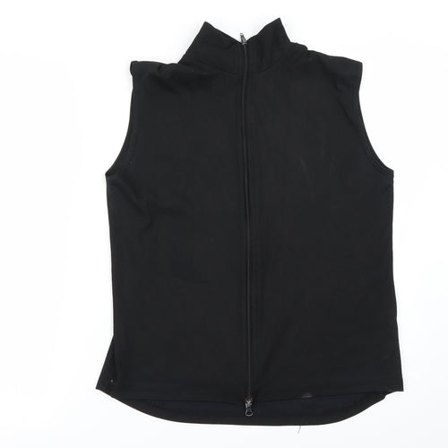 Preworn Womens Black   Basic T-Shirt Size 12
