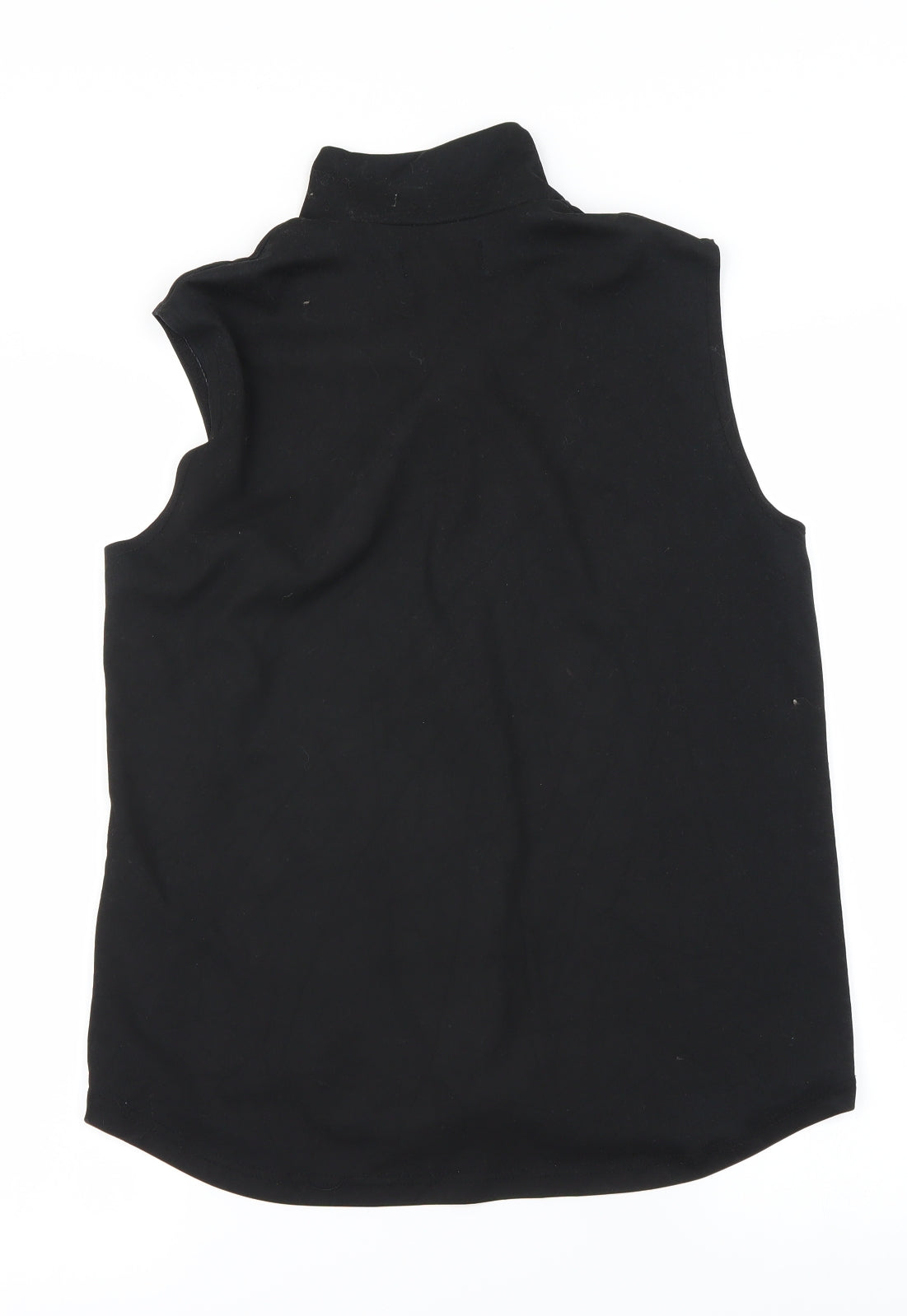 Preworn Womens Black   Basic T-Shirt Size 12