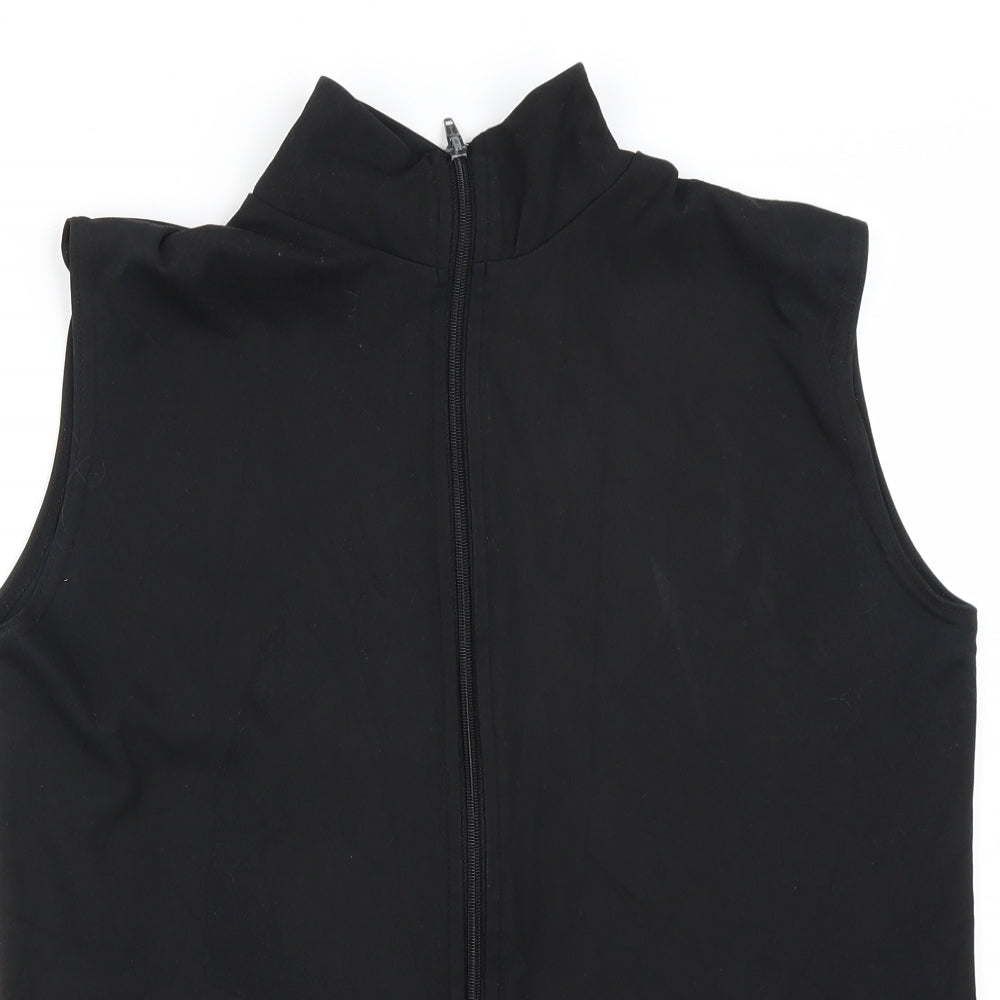 Preworn Womens Black   Basic T-Shirt Size 12