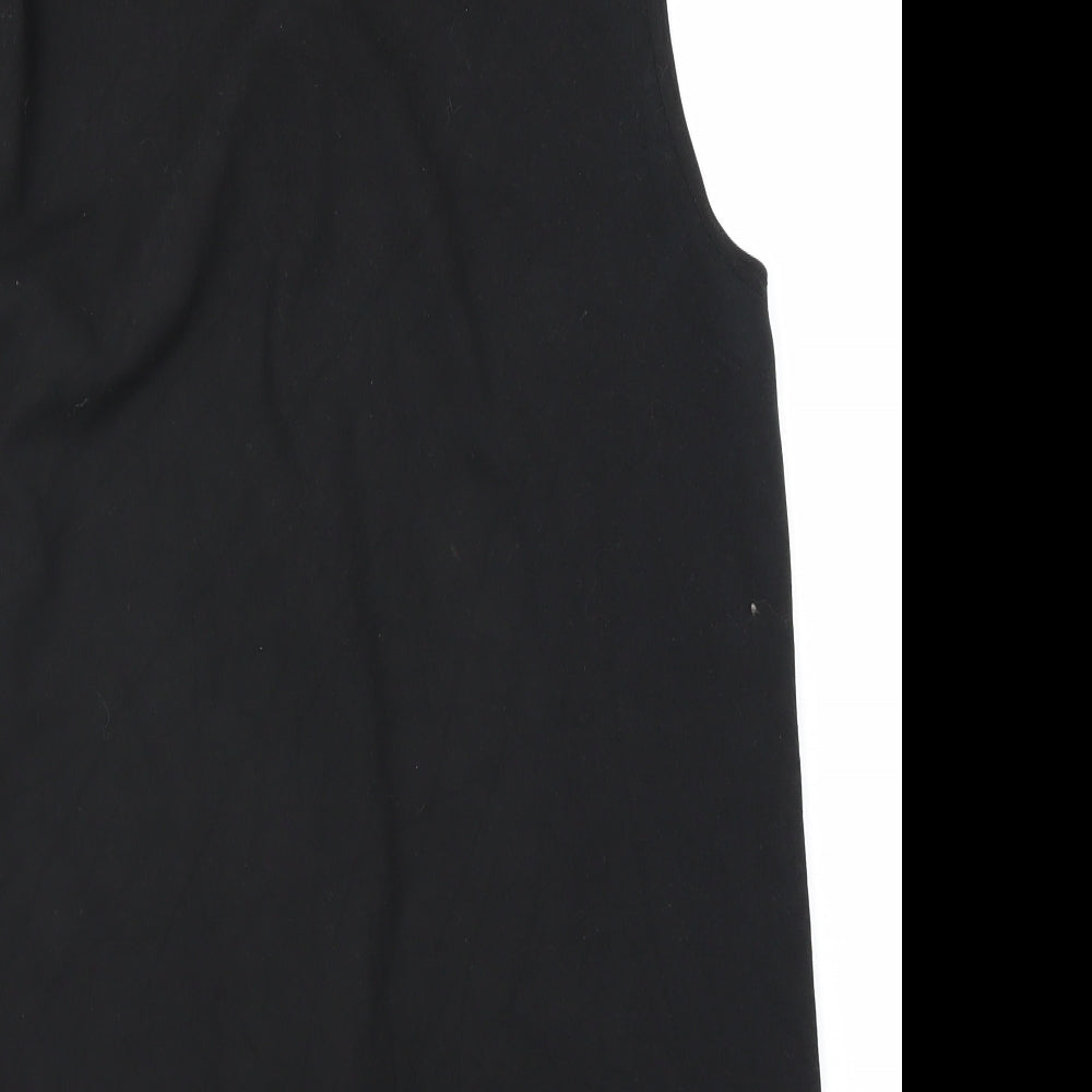 Preworn Womens Black   Basic T-Shirt Size 12