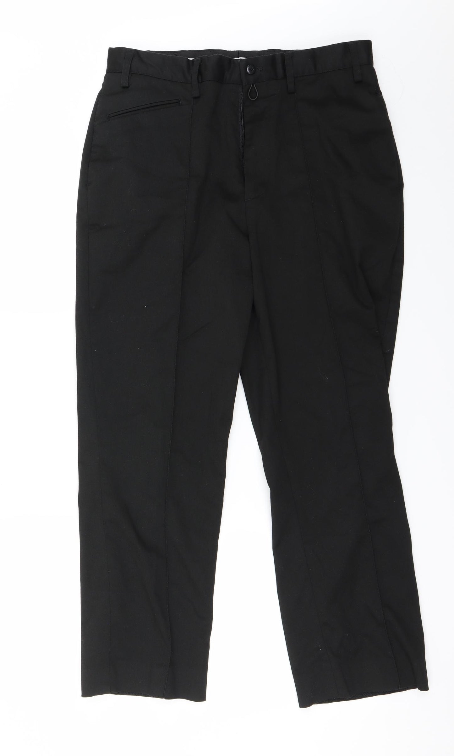 Preworn Mens Black   Trousers  Size 32 in L26 in