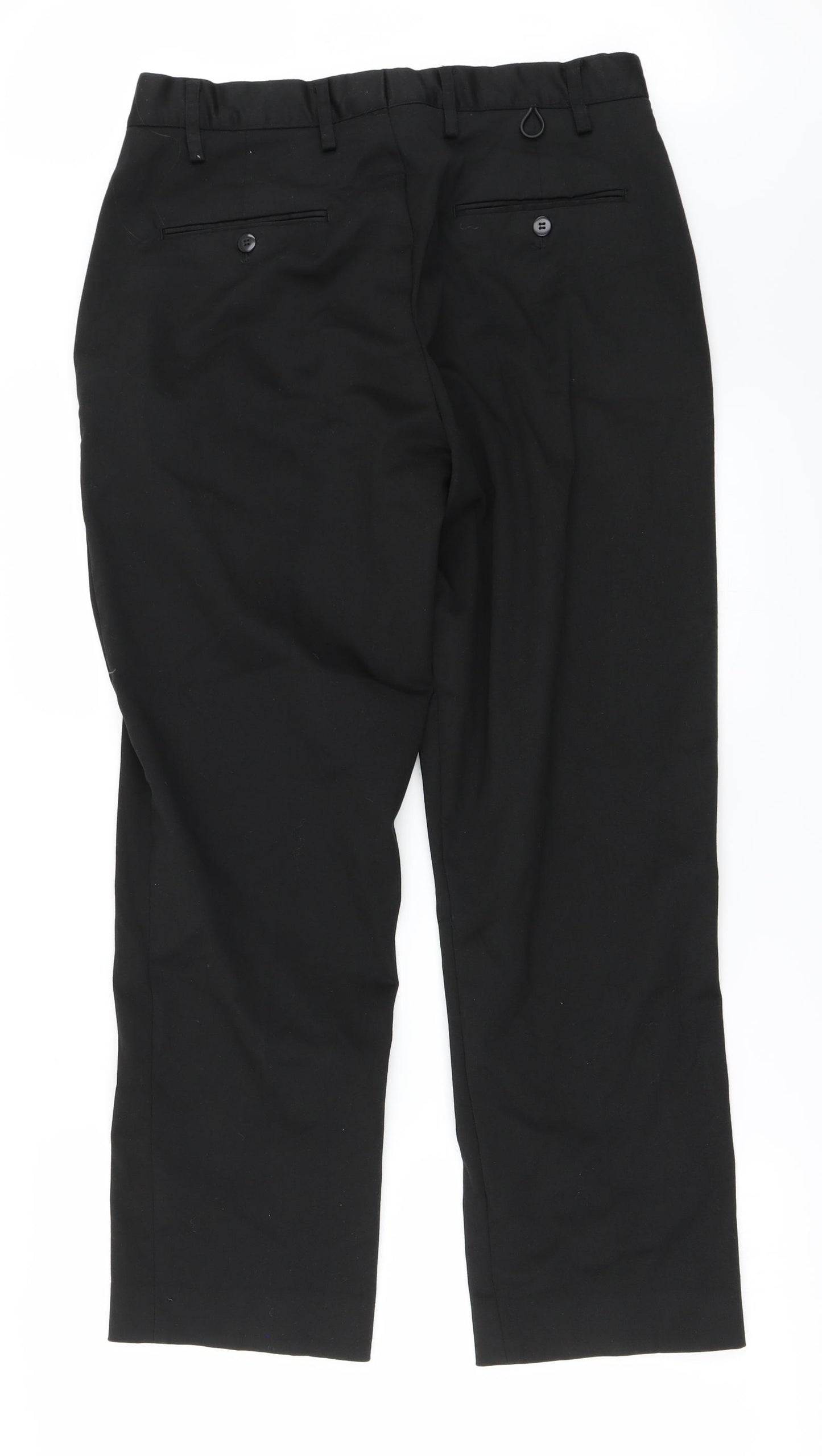 Preworn Mens Black   Trousers  Size 32 in L26 in