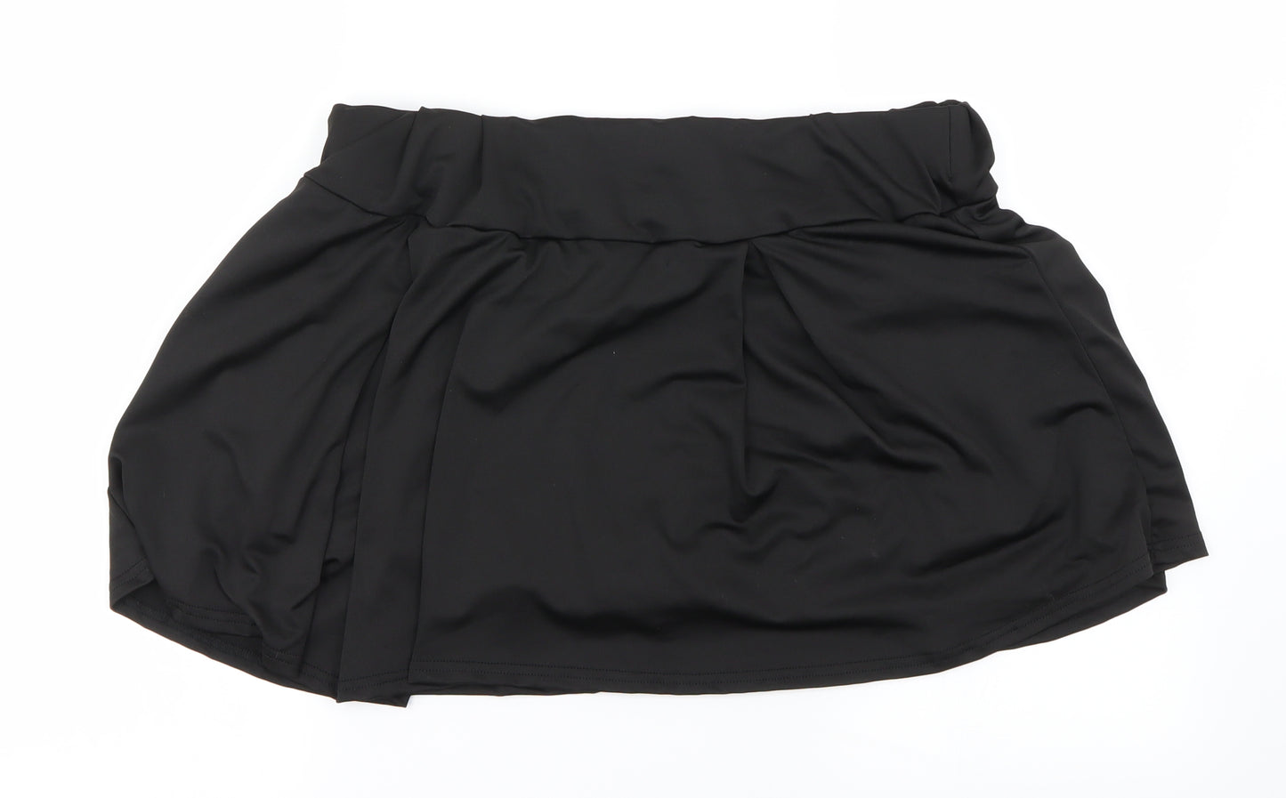 Preworn Womens Black   A-Line Skirt Size M