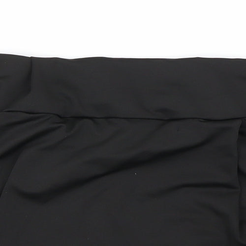 Preworn Womens Black   A-Line Skirt Size M