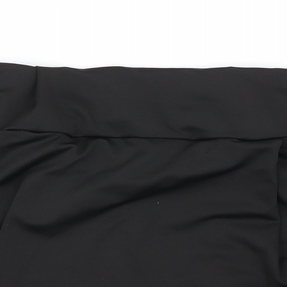 Preworn Womens Black   A-Line Skirt Size M