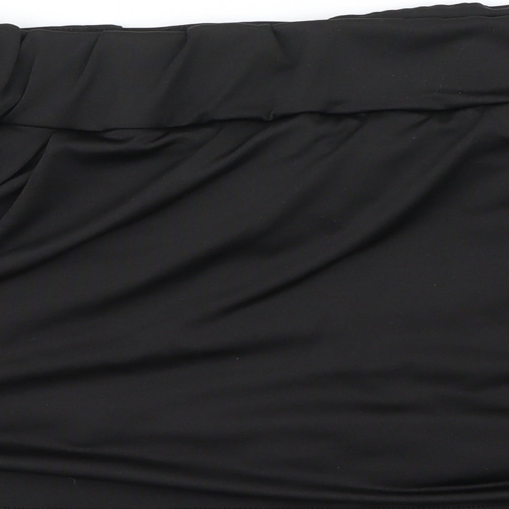 Preworn Womens Black   A-Line Skirt Size M
