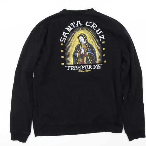 Santa Cruz  Mens Black   Pullover Jumper Size L