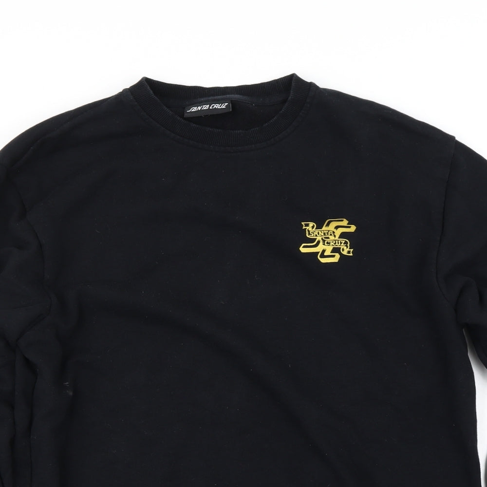 Santa Cruz  Mens Black   Pullover Jumper Size L