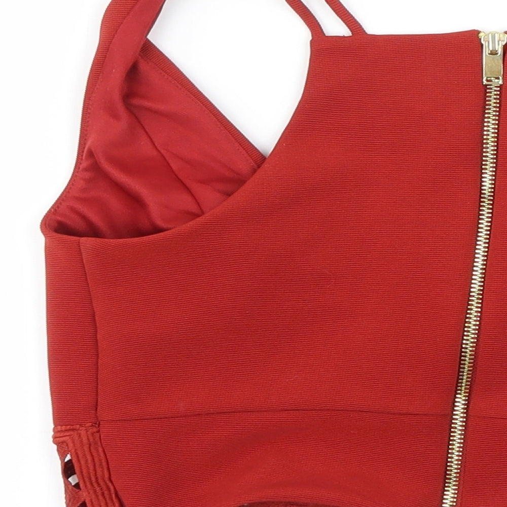 River Island Womens Red   Basic T-Shirt Size 6