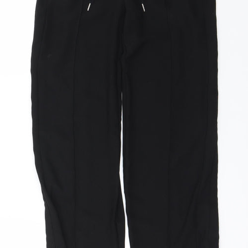 H&M Womens Black   Trousers  Size 4 L26 in