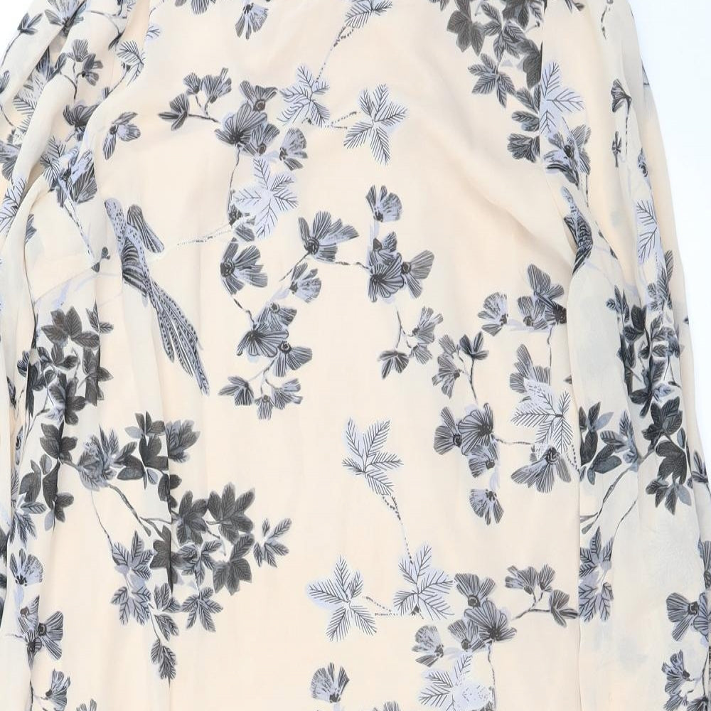 Atmosphere Womens Pink Floral  Basic Blouse Size 10