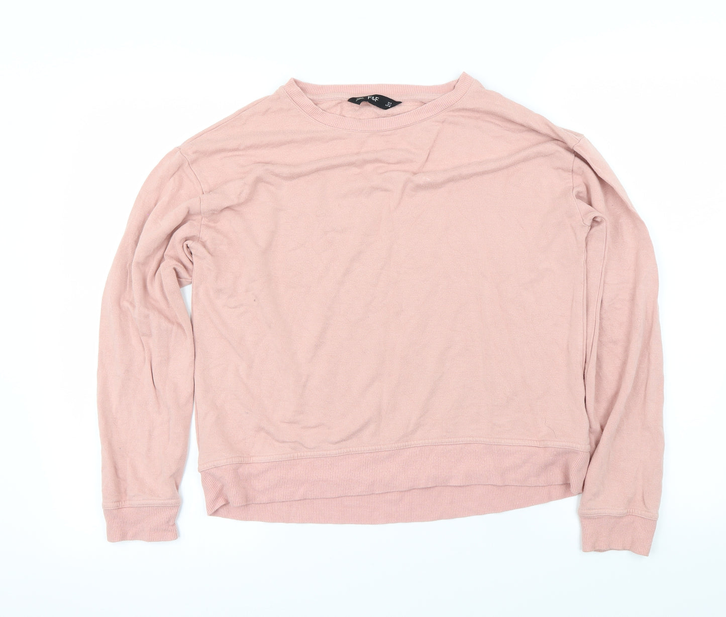 F&F Womens Pink   Pullover Jumper Size 8