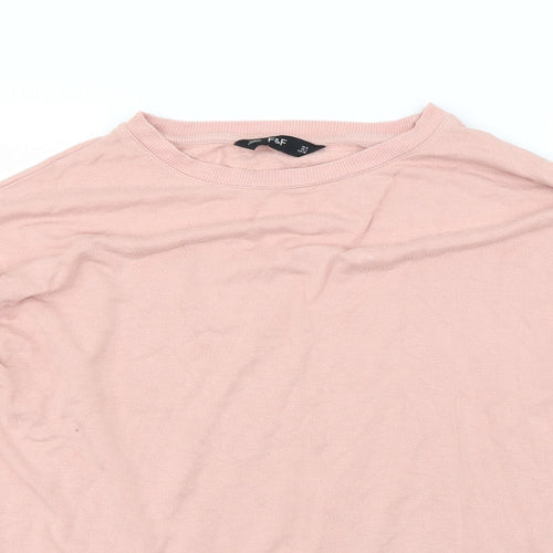 F&F Womens Pink   Pullover Jumper Size 8