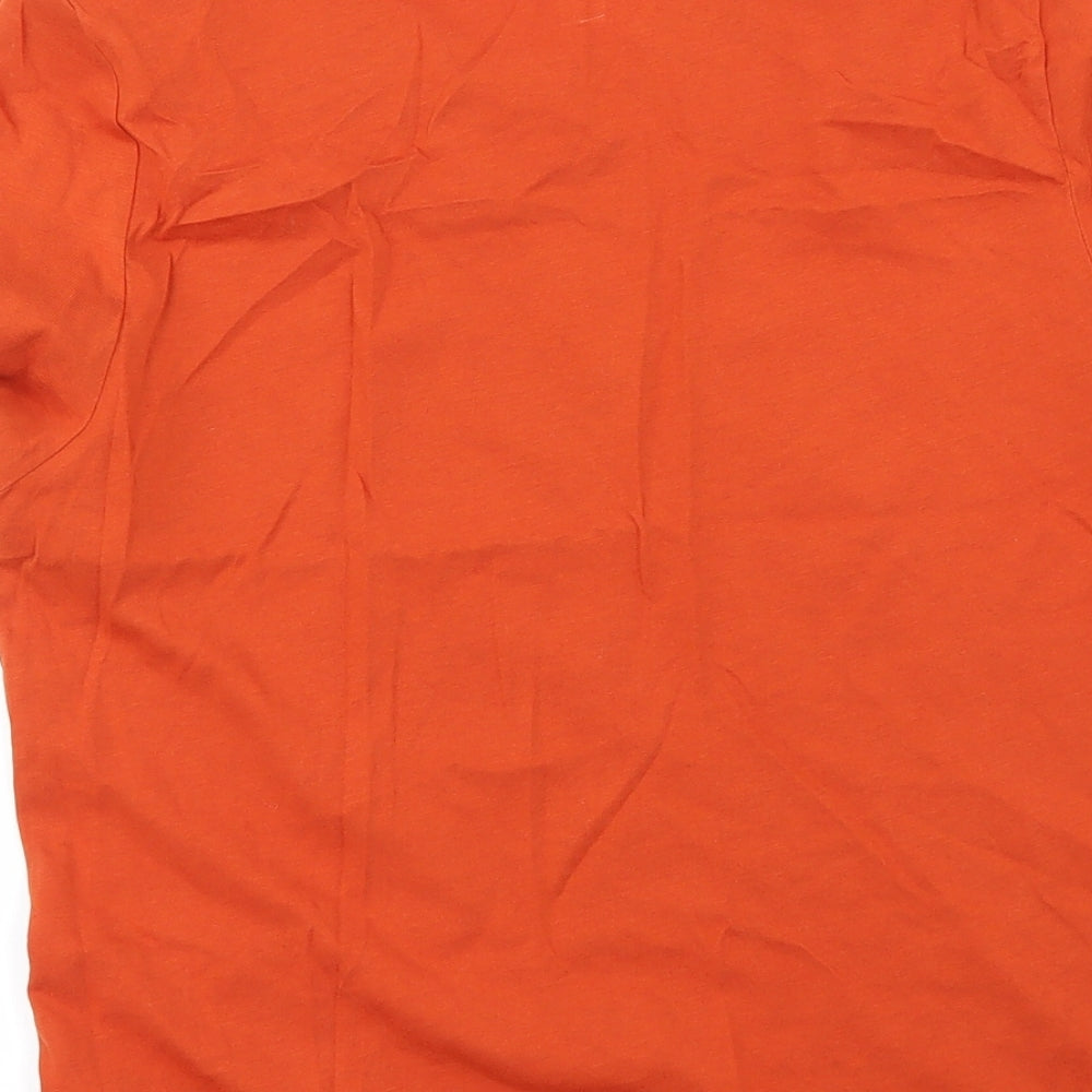 New Look Womens Orange   Basic T-Shirt Size 8