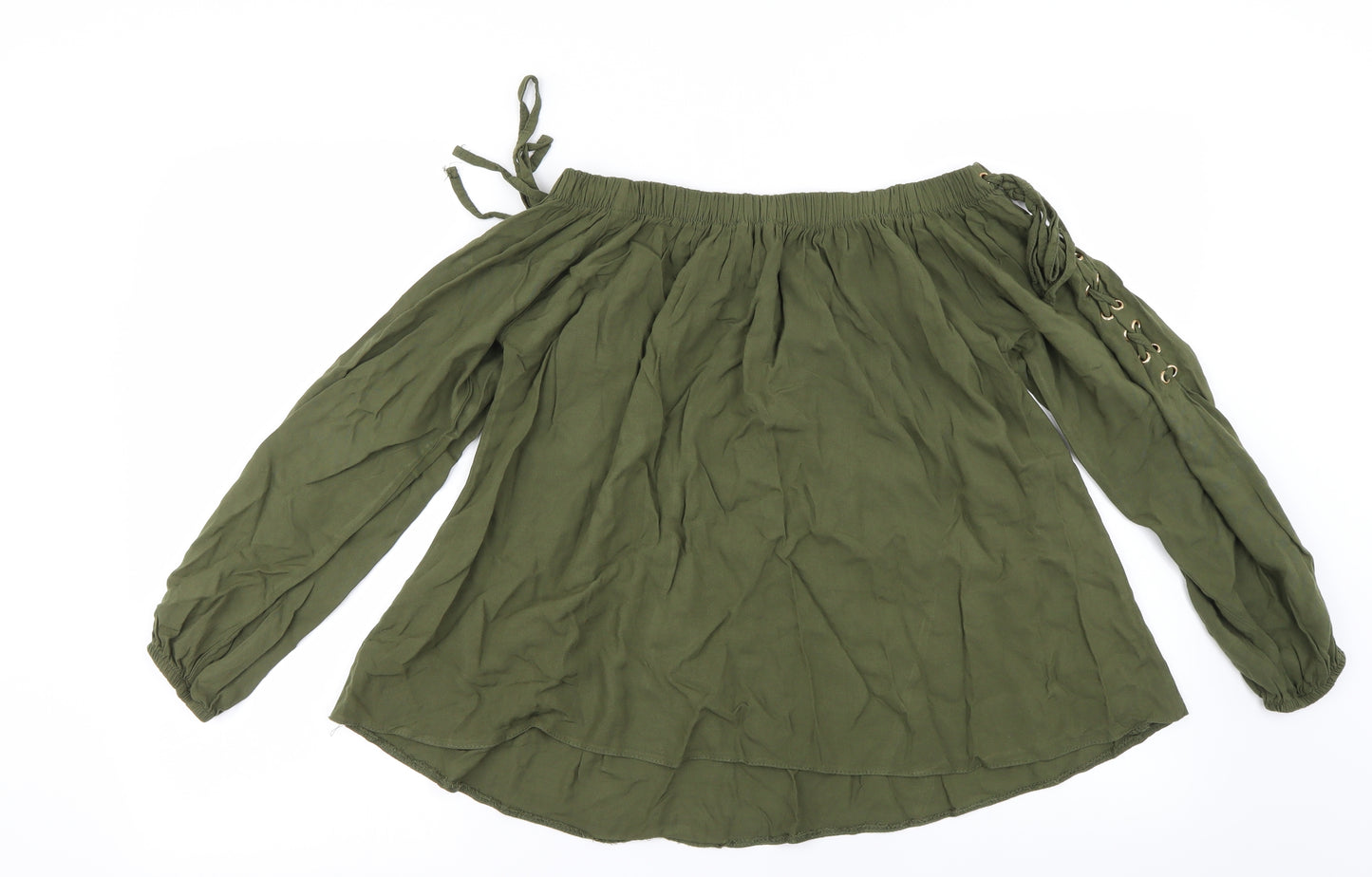 Select Womens Green   Basic T-Shirt Size 12