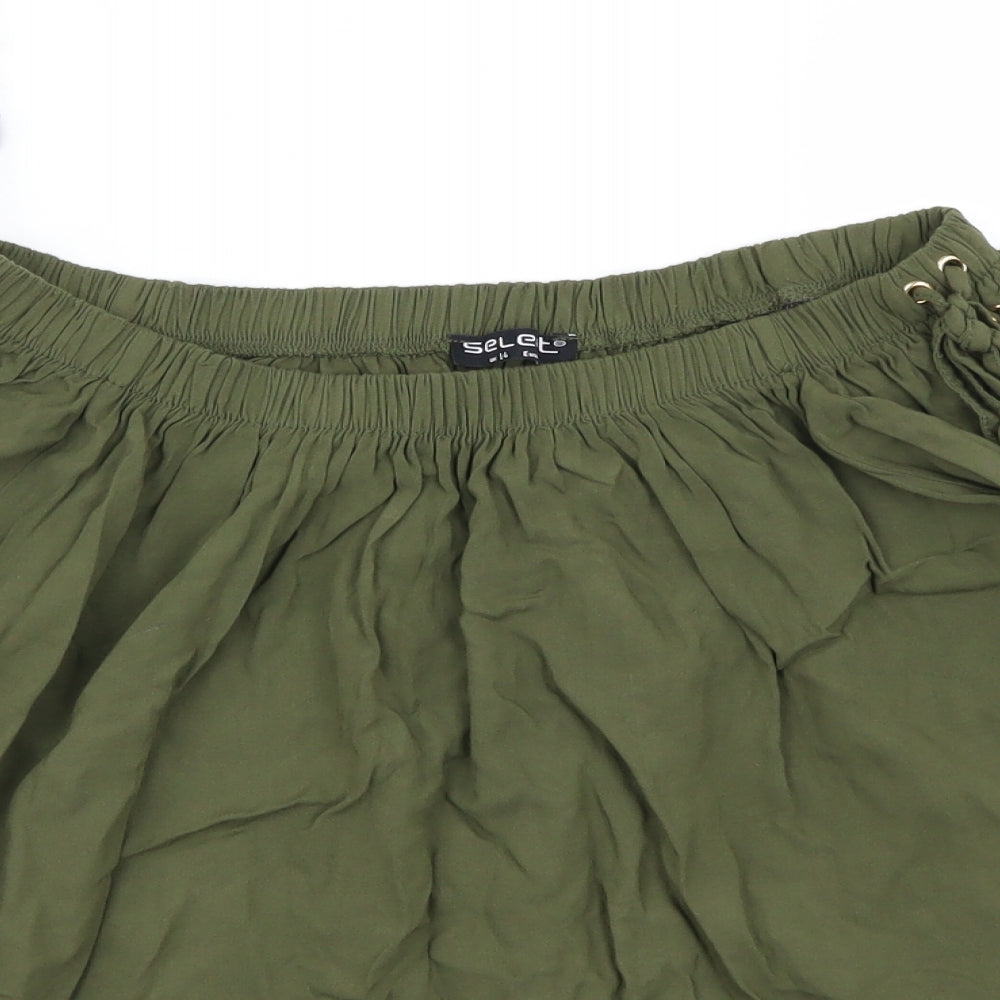 Select Womens Green   Basic T-Shirt Size 12