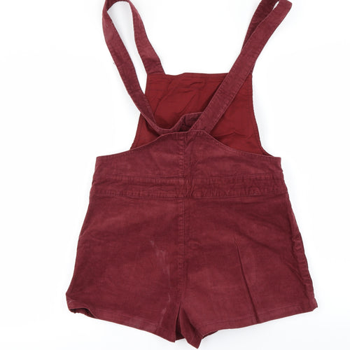 H&M Womens Red   Dungaree One-Piece Size 12