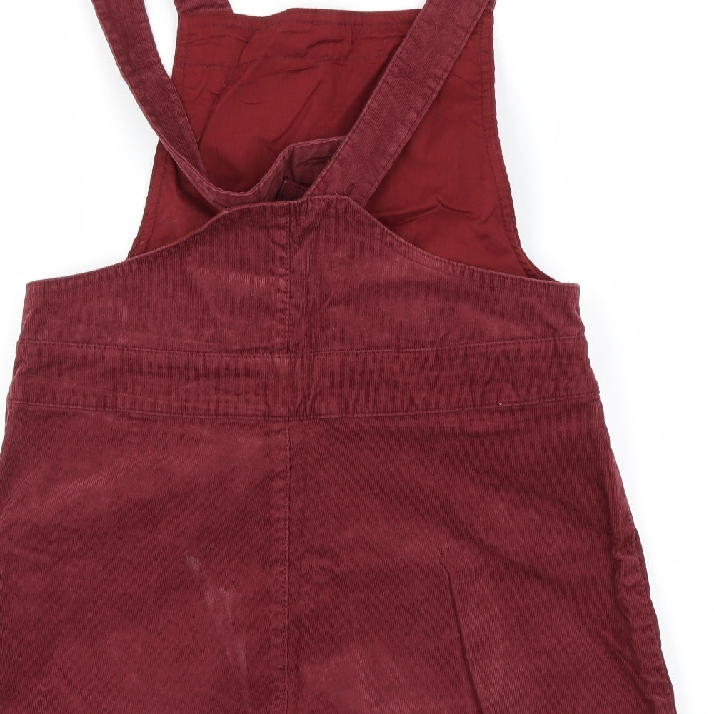 H&M Womens Red   Dungaree One-Piece Size 12