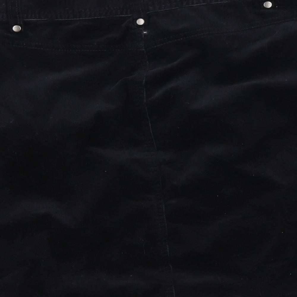 M&Co Womens Black   A-Line Skirt Size 18