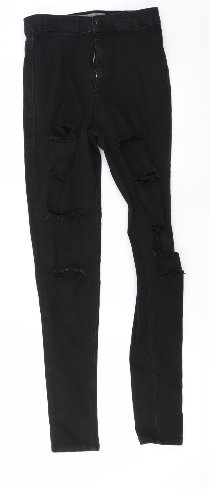 Topshop Mens Black Skinny Jeans Size 28 in L24 in