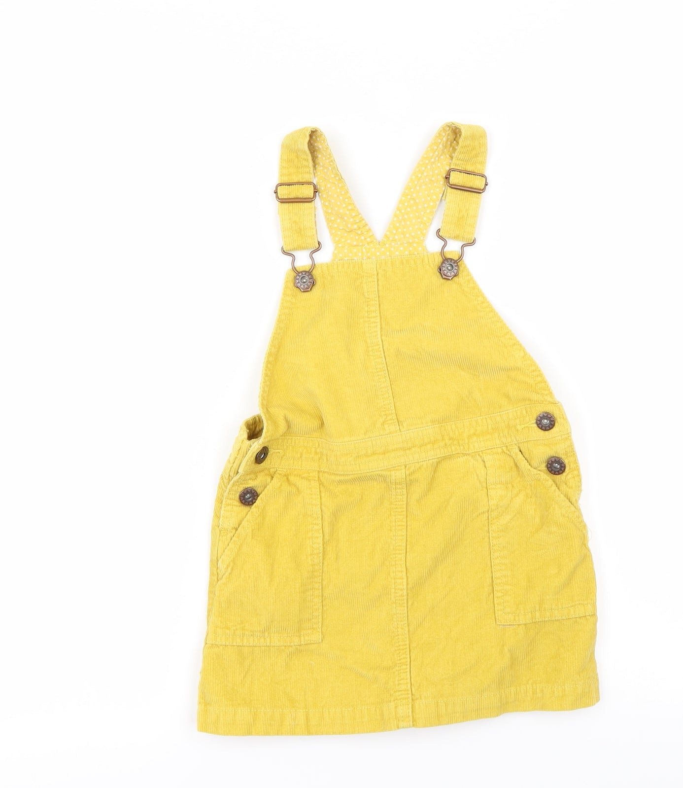 John Lewis Girls Yellow   Dungaree One-Piece Size 6 Years