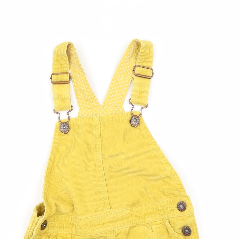 John Lewis Girls Yellow   Dungaree One-Piece Size 6 Years