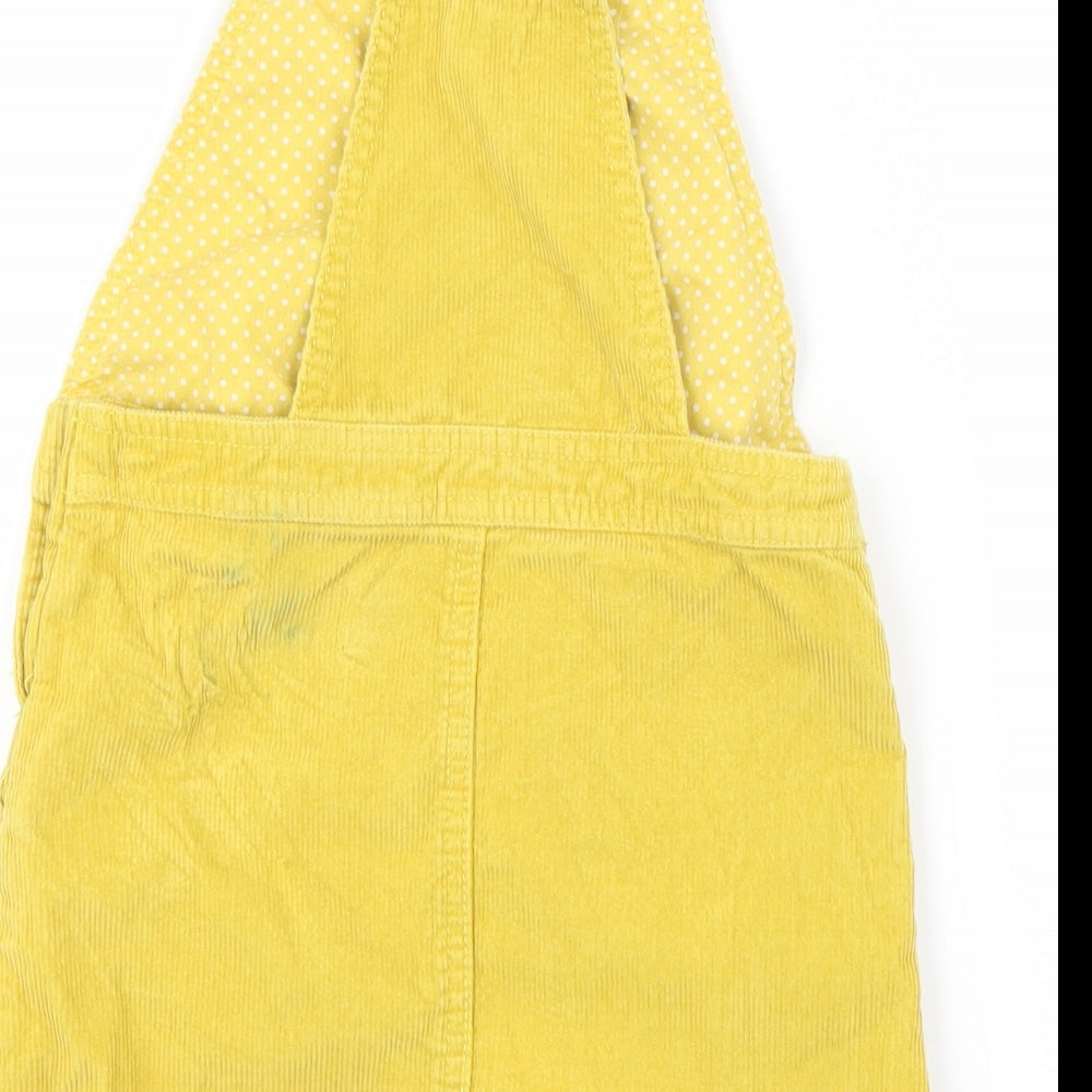 John Lewis Girls Yellow   Dungaree One-Piece Size 6 Years