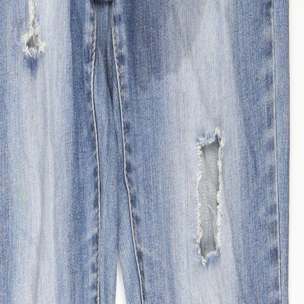 Preworn Womens Blue   Straight Jeans Size 10XL L28 in