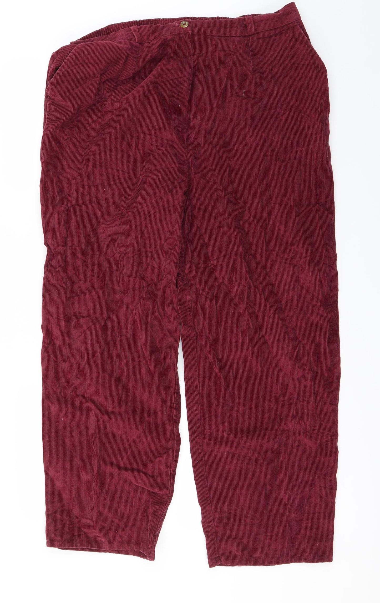 Preworn Womens Purple   Trousers  Size 18 L26 in