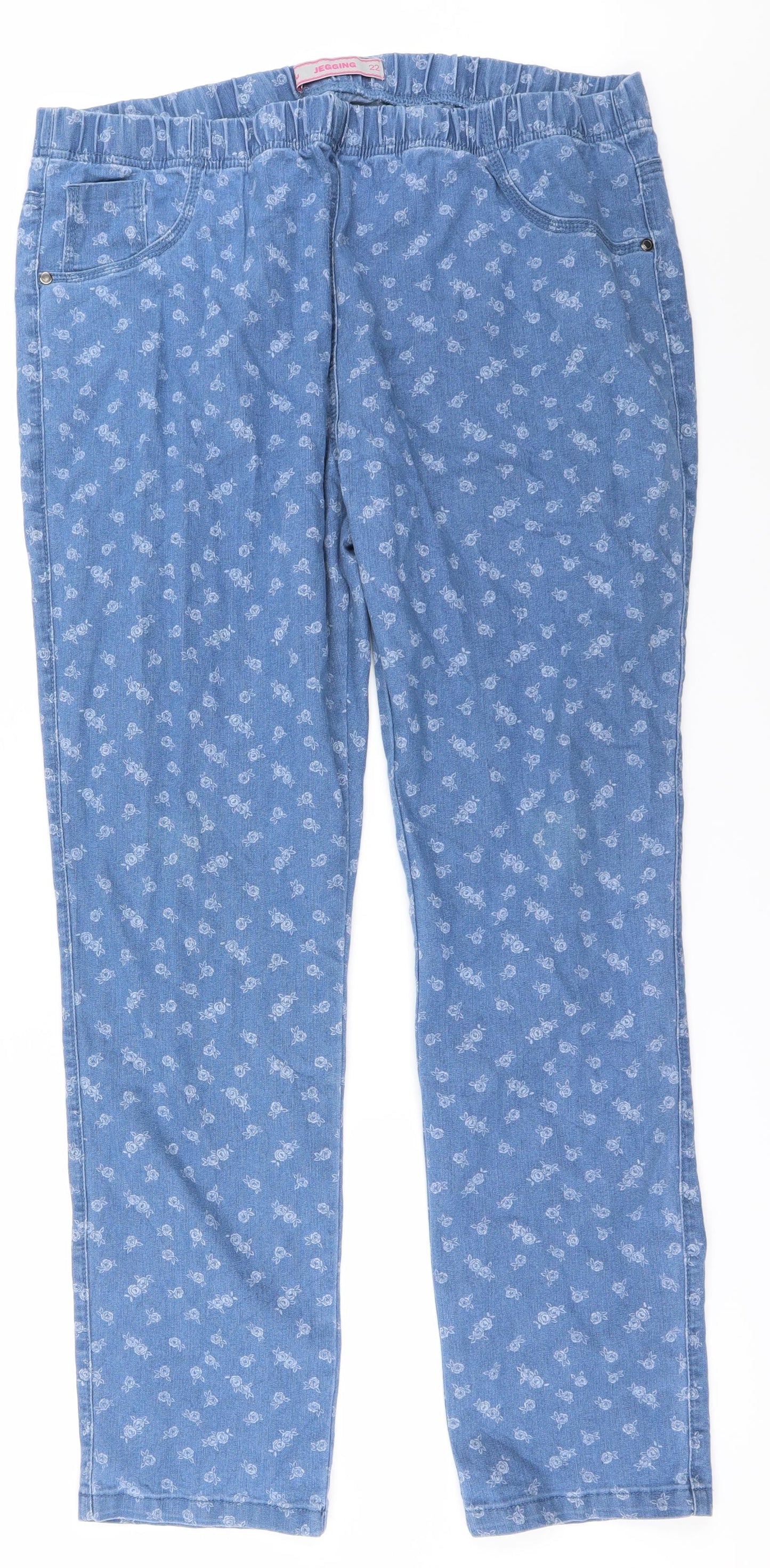 TU Womens Blue   Jegging Leggings Size 22 L28 in