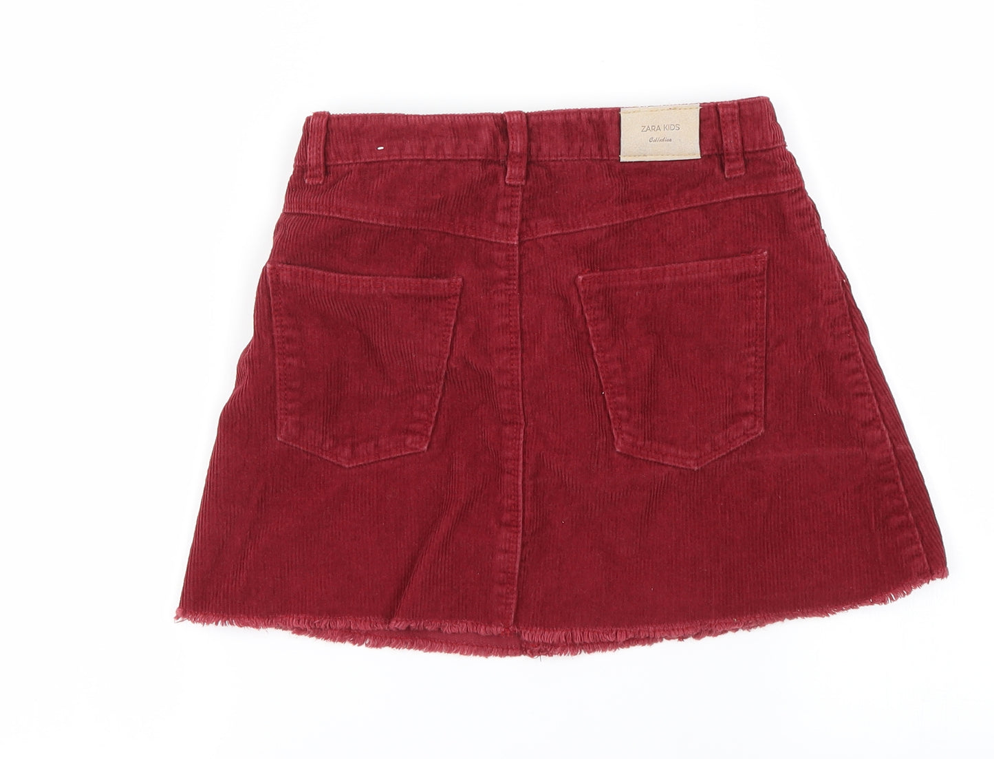 Zara Girls Red   A-Line Skirt Size 8 Years