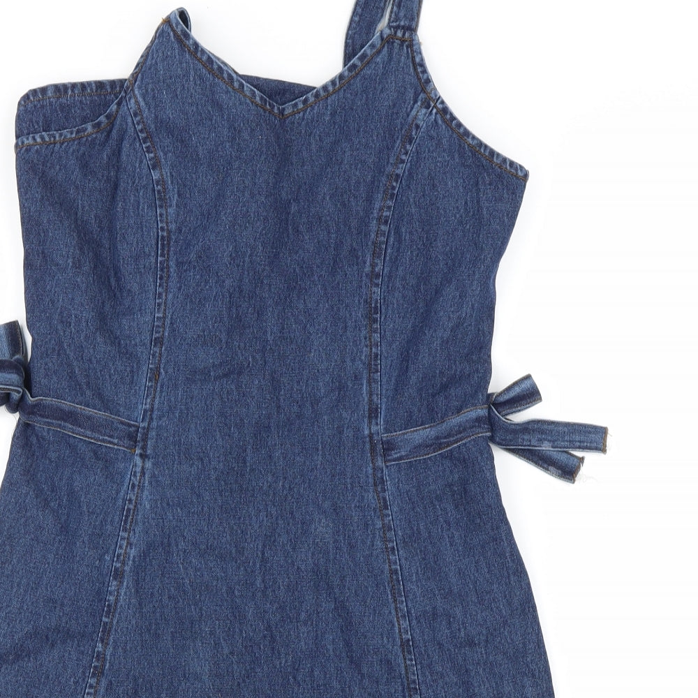 Marks and Spencer Girls Blue   Dungaree One-Piece Size 12-13 Years